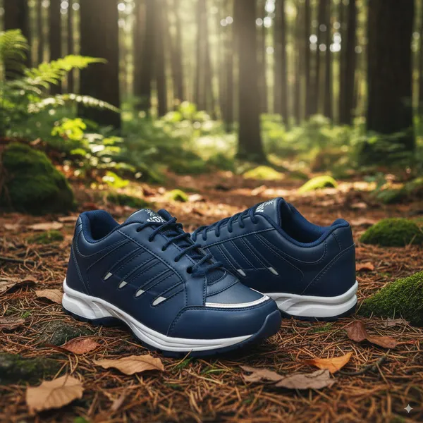 Dark_Blue_Synthetic_Leather_Upper_Pvc_Rubber_Sole_Shoes_For_Strength_Training