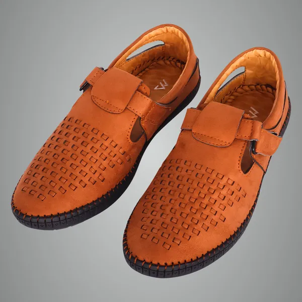 Brown_Synthetic_Suede_Faux_Leather_Sneakers_For_Everyday_Urban_Wear