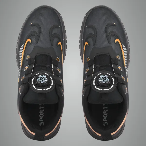 Black_With_Brown_Mesh_Upper_Eva_Rubber_Sole_Shoes_For_High_Speed_Running