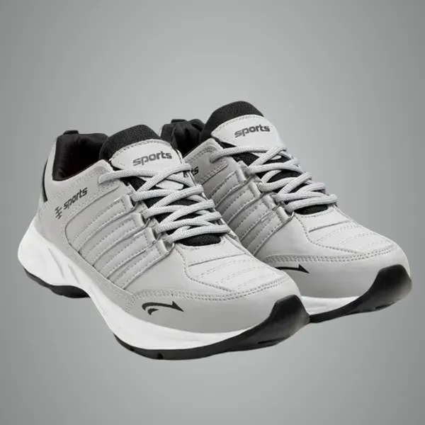 Grey_Synthetic_Upper_Eva_Rubber_Sole_Shoes_For_Speed_Training