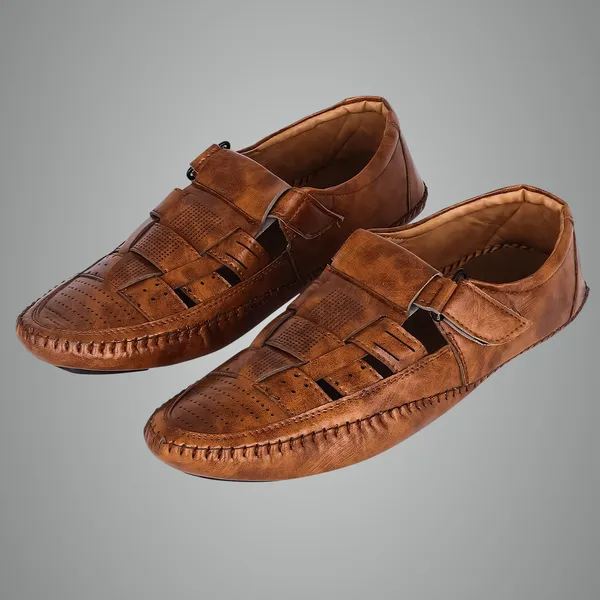 Brown_Synthetic_Leather_Upper_Tpr_Rubber_Sole_Shoes_For_City_Running