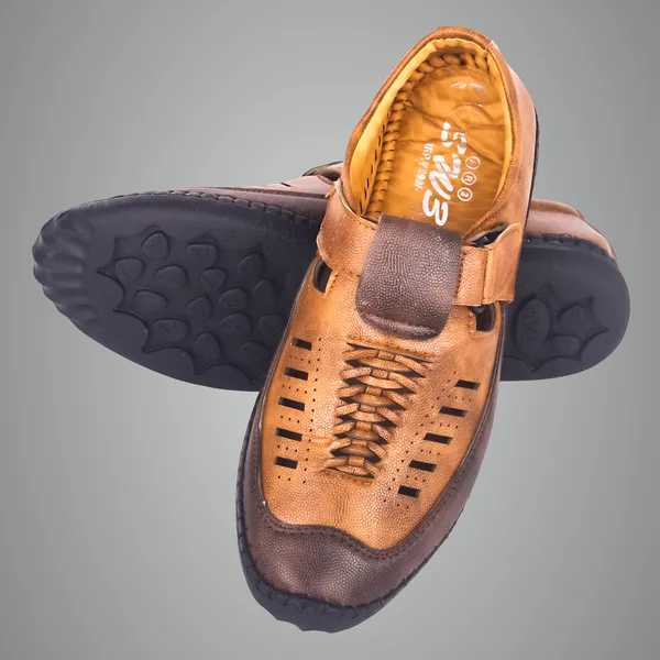 Light_Brown_Laser_Cut_Loafer_Or_Roman_Sandal_Shoe_Shoes_For_Speed_&_Endurance_Running