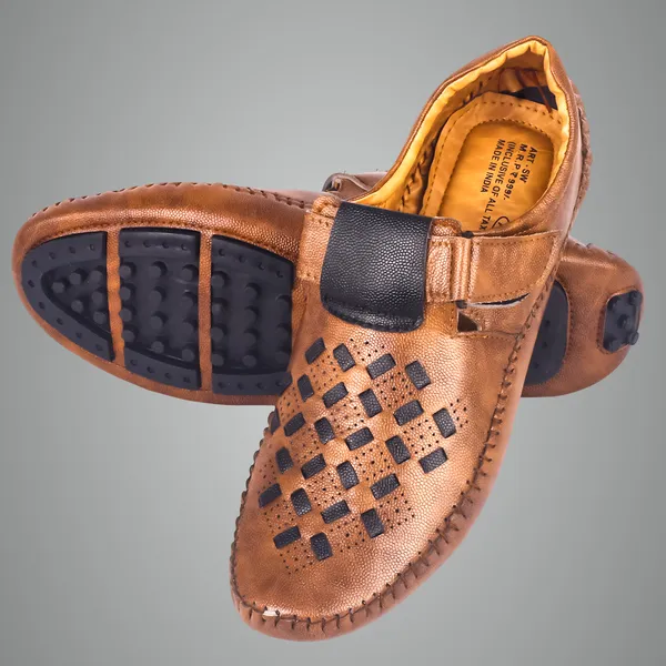 Light_Brown_Leather_Pu_Shoes_For_Premium_Casual_Wear