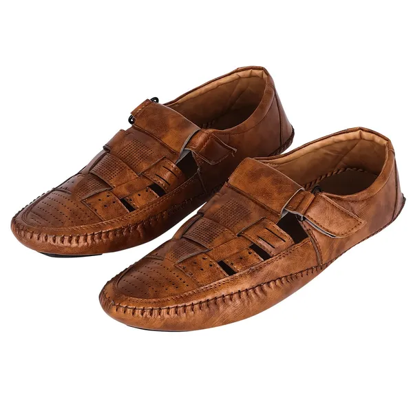 Brown_Synthetic_Leather_Upper_Tpr_Rubber_Sole_Shoes_For_City_Running