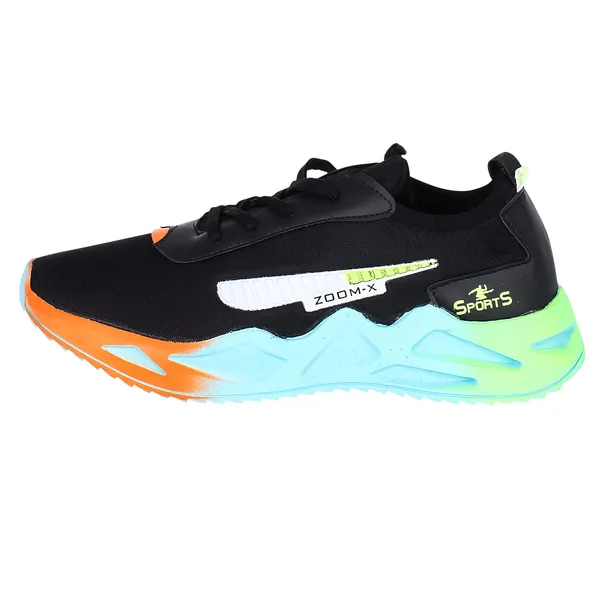 Black_Synthetic_Pu_Leather_Shoes_For_High_Intensity_Workouts