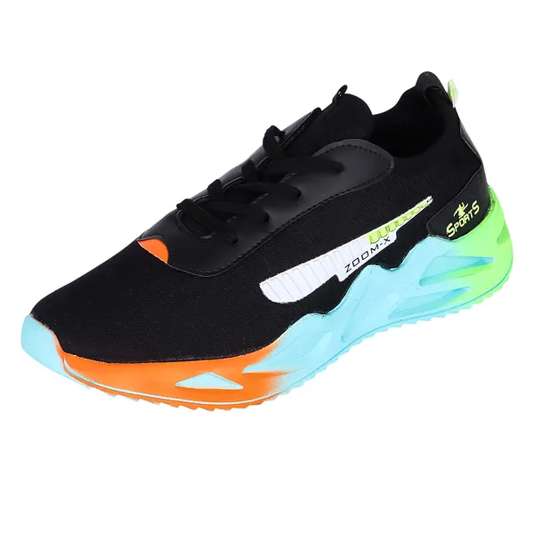 Black_Synthetic_Pu_Leather_Shoes_For_High_Intensity_Workouts