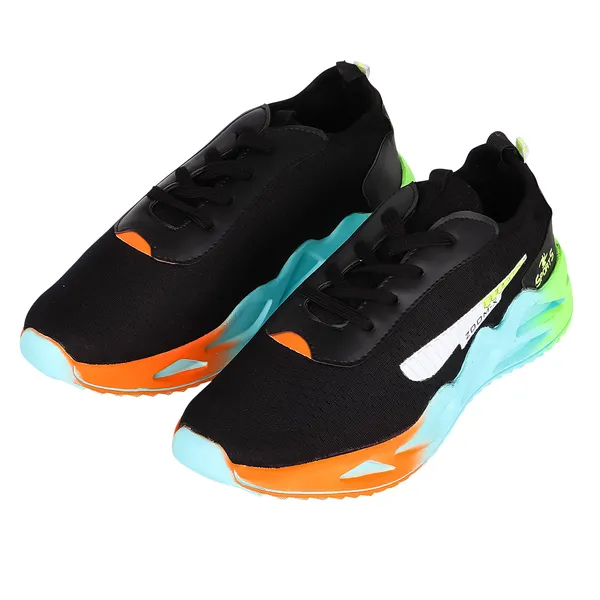 Black_Synthetic_Pu_Leather_Shoes_For_High_Intensity_Workouts