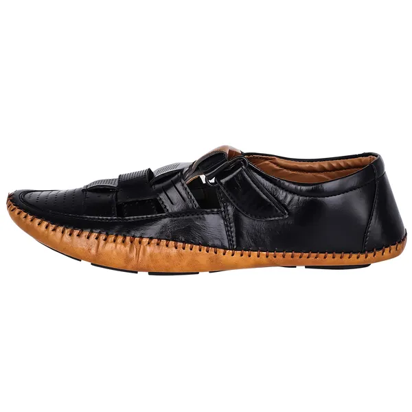 Black_Synthetic_Leather_Upper_Tpr_Rubber_Sole_Shoes_For_Urban_Running