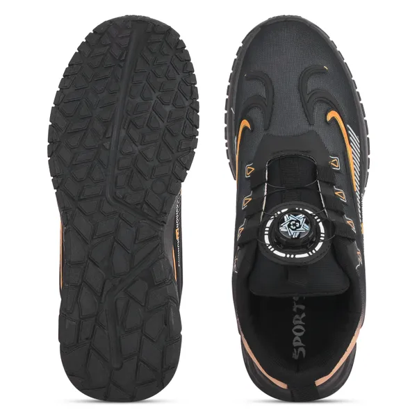 Black_With_Brown_Mesh_Upper_Eva_Rubber_Sole_Shoes_For_High_Speed_Running