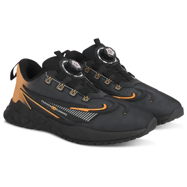 Black_With_Brown_Mesh_Upper_Eva_Rubber_Sole_Shoes_For_High_Speed_Running
