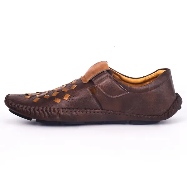 Brown_Leather_Pu_Shoes_For_Street_Running