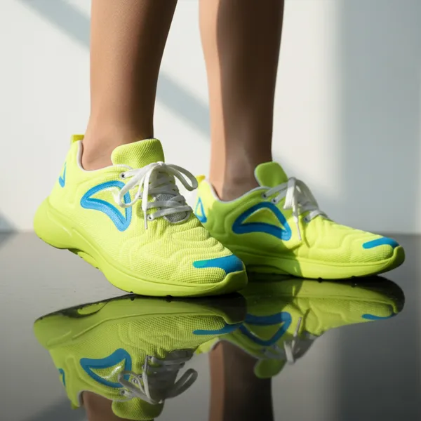 Light_Green_Engineered_Mesh_Upper_Eva_Midsole_Rubber_Outsole_Shoes_For_Performance_Running