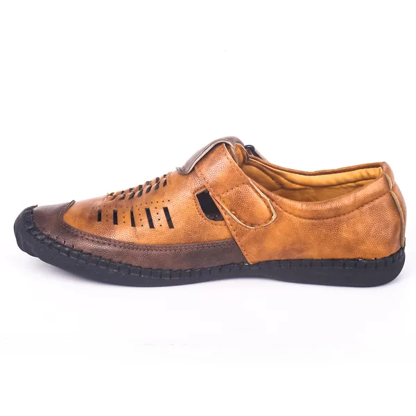 Light_Brown_Laser_Cut_Loafer_Or_Roman_Sandal_Shoe_Shoes_For_Speed_&_Endurance_Running
