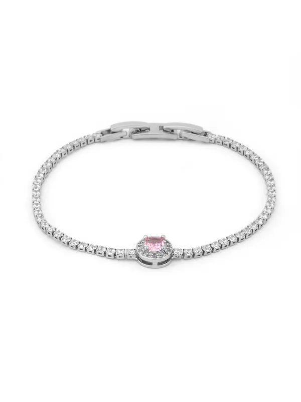 Pink_&_Silver_Premium_&_Elegant_Bracelet_For_Women