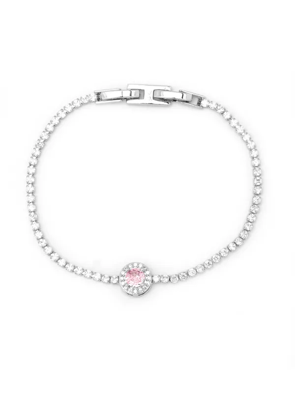 Pink_&_Silver_Premium_&_Elegant_Bracelet_For_Women