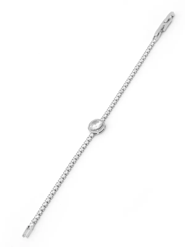 White_&_Silver_Premium_&_Elegant_Bracelet_For_Women