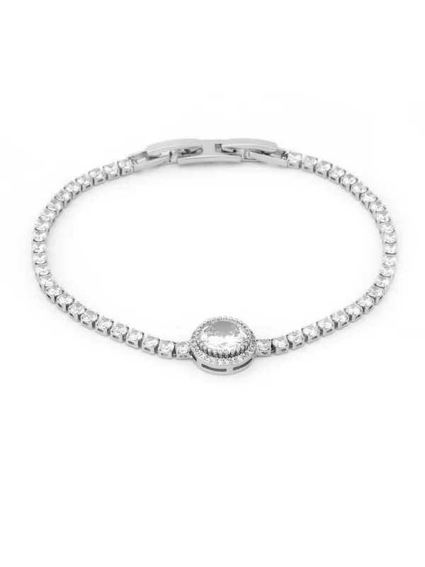 White_&_Silver_Premium_&_Elegant_Bracelet_For_Women