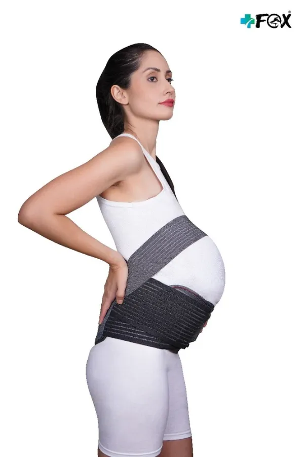 Grey_Elastic_Pregnancy_Support_Belt
