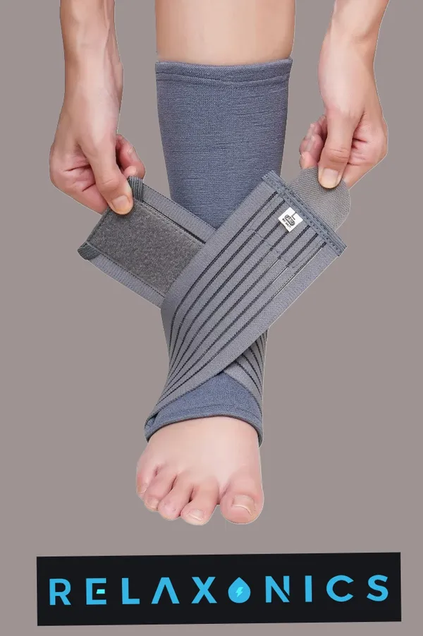 Grey_Neoprene_Ankle_Wrap_Support