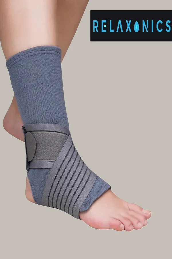 Grey_Neoprene_Ankle_Wrap_Support