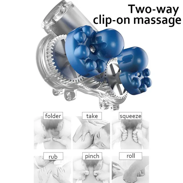 White_Memory_Foam_Neck_Massager_Pillow