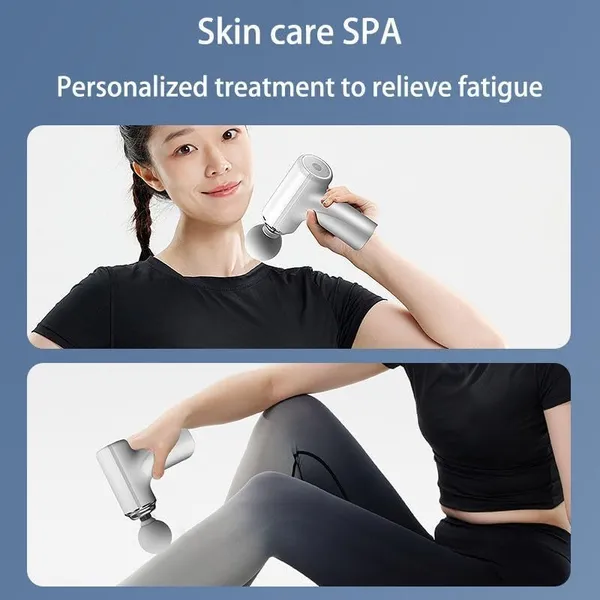 White_Abs_Plastic_Premium_Quality_Gun_Massager