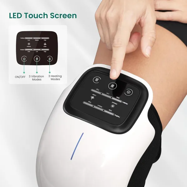 White_Abs_Plastic_Premium_Quality_Knee_Massager