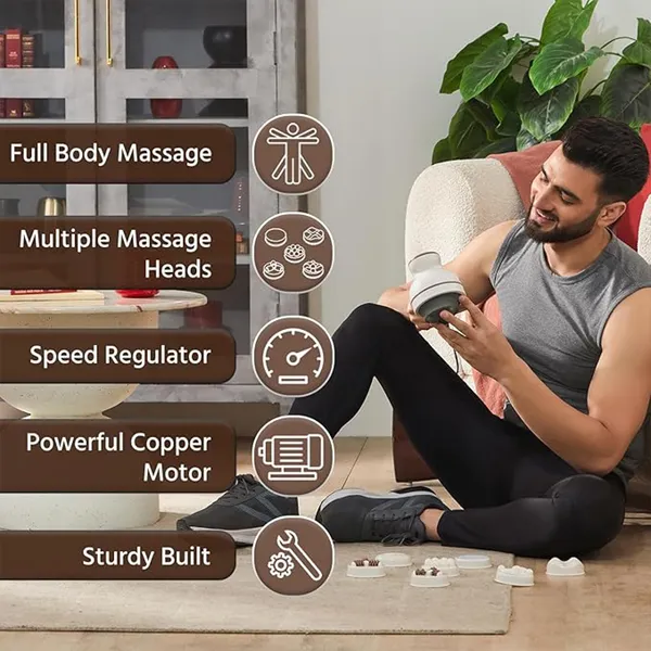 White_Pu_Leather_Premium_Quality_Massager