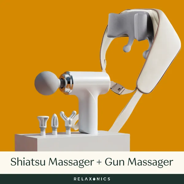 White_Abs_Plastic_Total_Body_Bliss_Combo_Shitsu_Massager_+_Gun_Massager