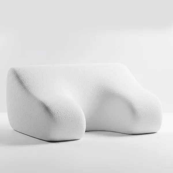 White_Memory_Foam_Neck_Pain_Relief_Contour_Memory_Foam_Pillow
