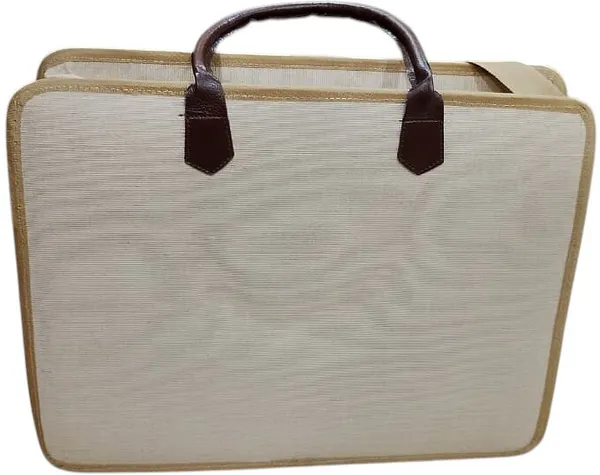 White_Premium_Cotton_Laptop_Sleeve/Cover_For_Men_&_Women