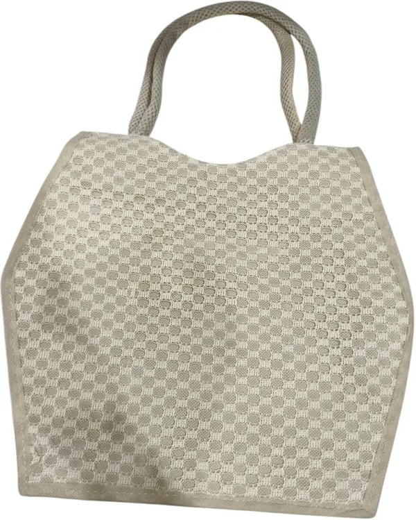 White_Premium_Jute_Multipurpose_Bag_For_Women