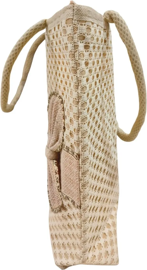 White_Premium_Jute_Multipurpose_Bag_For_Women