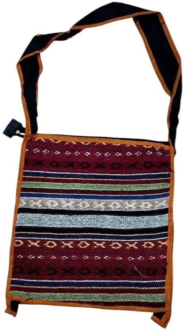 Brown_Premium_Cotton_Handmade_Shoulder_Bag_For_Women