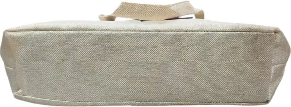 White_Premium_Jute_Teddy_Multipurpose_Bag_For_Women