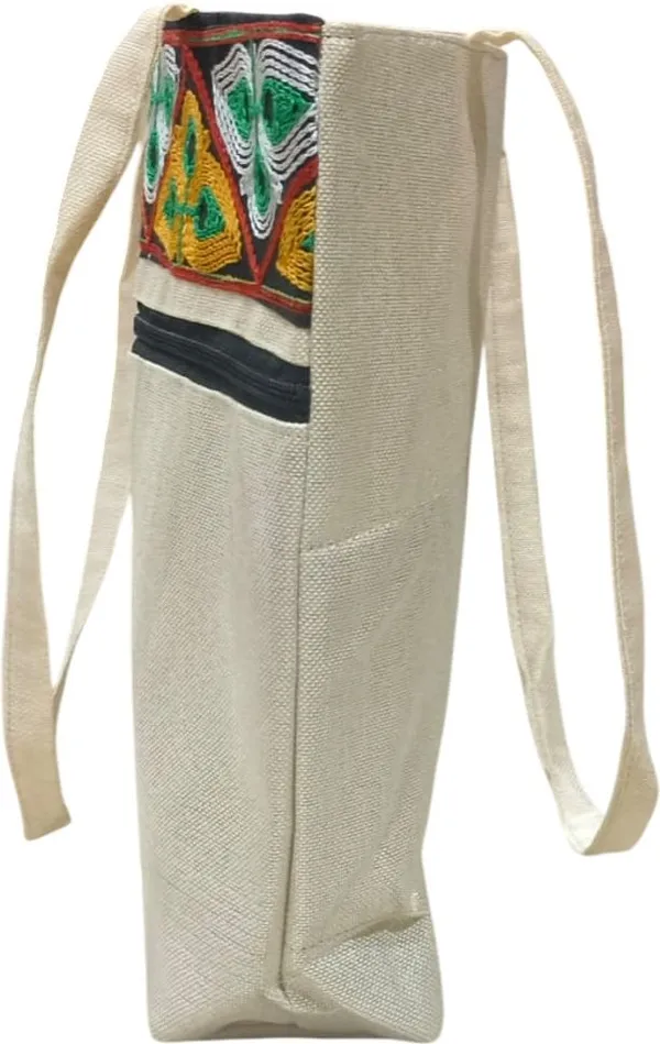 White_Premium_Jute_Teddy_Multipurpose_Bag_For_Women