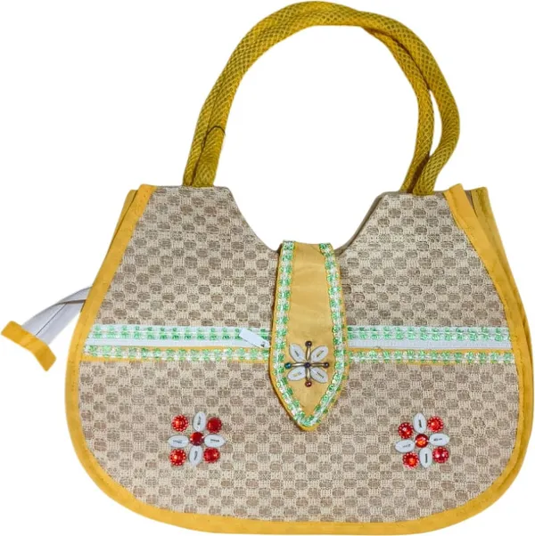 Yellow_Premium_Jute_Handcrafted_Multipurpose_Bag_For_Women