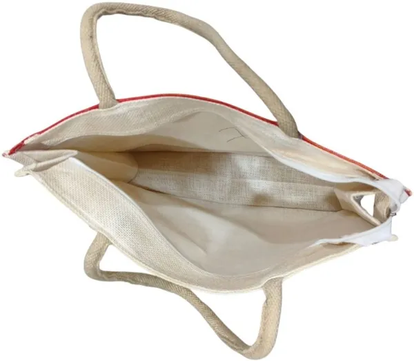 White_Premium_Jute_Pattachitra_Multipurpose_Bag_For_Men_&_Women