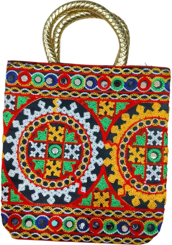 Black_Premium_Cotton_Hand-Held_Bag_For_Women