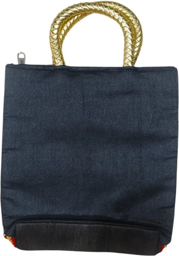Black_Premium_Cotton_Hand-Held_Bag_For_Women