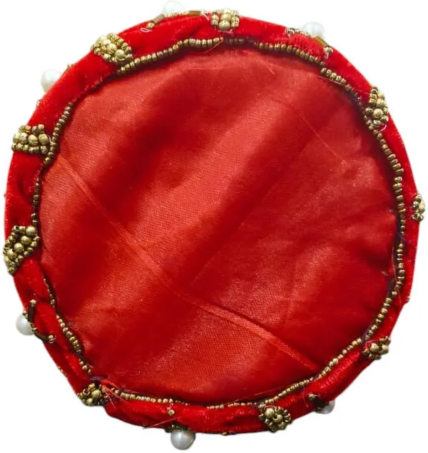Red_Premium_Velvet_Potli_Bag_For_Women
