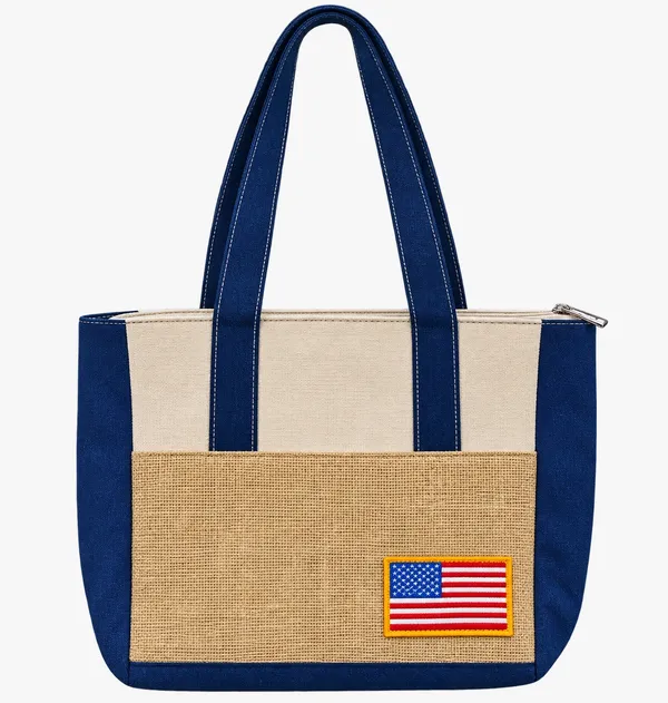 Classic_Denim_&_Canvas_Tote_Bag_With_Front_Pocket_For_Shopping,_Office,_College_&_Travel
