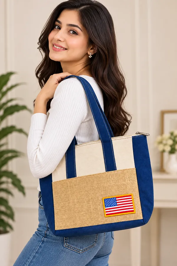 Classic_Denim_&_Canvas_Tote_Bag_With_Front_Pocket_For_Shopping,_Office,_College_&_Travel