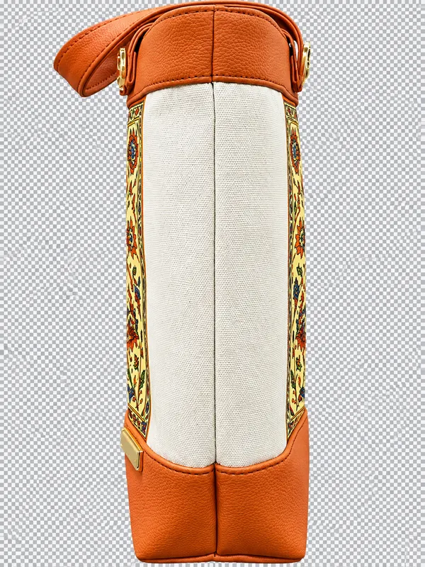 Elegant_Peacock_Print_Canvas_Tote_Bag_With_Brown_Handles_For_Women_