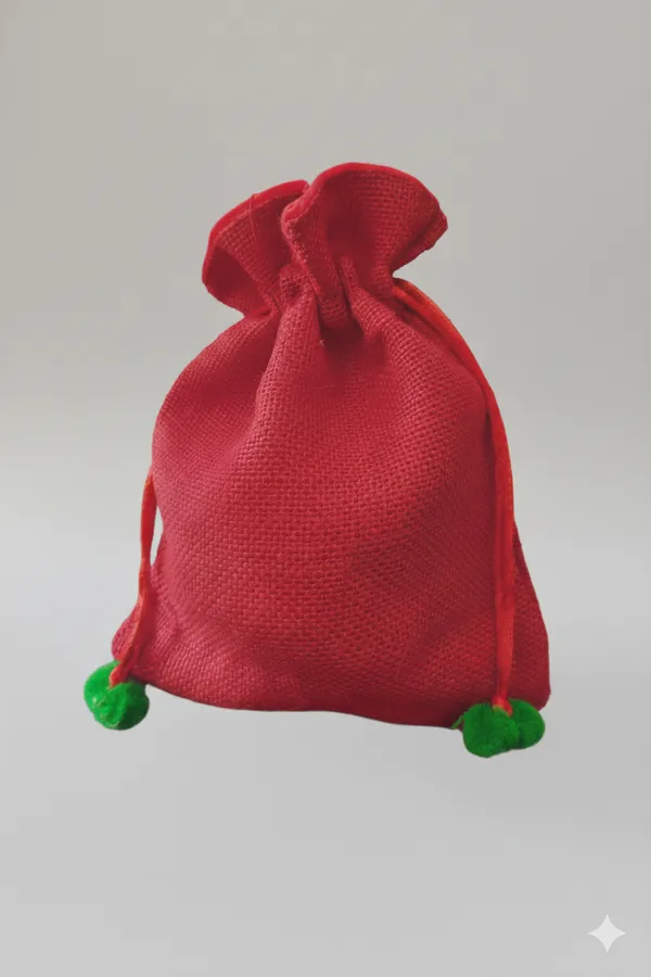 Elegant_Red_Jute_Drawstring_Potli_Bag_with_Double_Pearl_Lace_and_Floral_Appliqué(Pack_of_2)