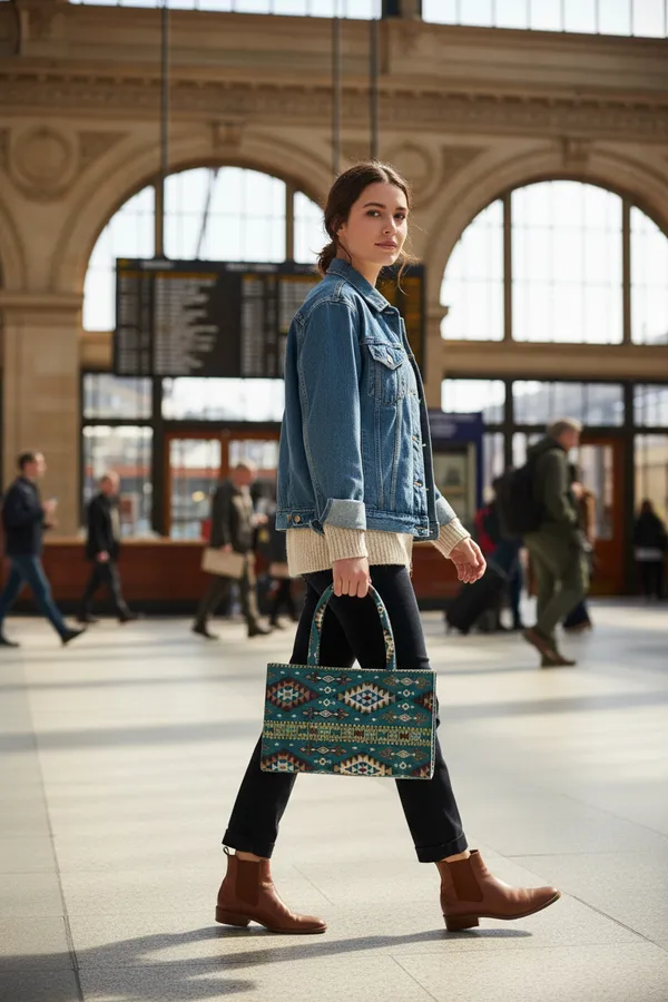 Puri_Handicraft_Premium_Jacquard_Tote_with_Tribal_Diamond_Pattern_–_Ethnic_Office_&_Casual_Bag