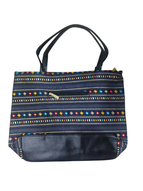 Handcrafted_Geometric_Tapestry_Tote_Bag_with_Vegan_Leather_Trim_I_Unbeatable_Bundle_Deal:_Get_a_FREE_Neck_Band_when_you_BUY_1_Ethnic_Bag_for_Just_₹399!