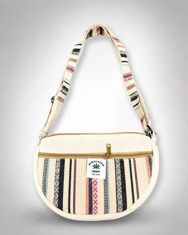 Handcrafted_Hemp_&_Cotton_Half_Moon_Sling_Bag_|_Boho_Crossbody_Shoulder_Bag_with_Adjustable_Strap_|_Cream_Multicolor
