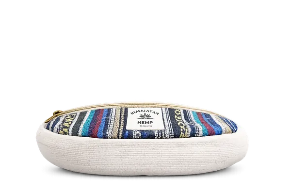 Handcrafted_Hemp_&_Cotton_Half_Moon_Sling_Bag_|_Boho_Crossbody_Shoulder_Bag_with_Adjustable_Strap_|_Cream_&_Blue_Multicolor