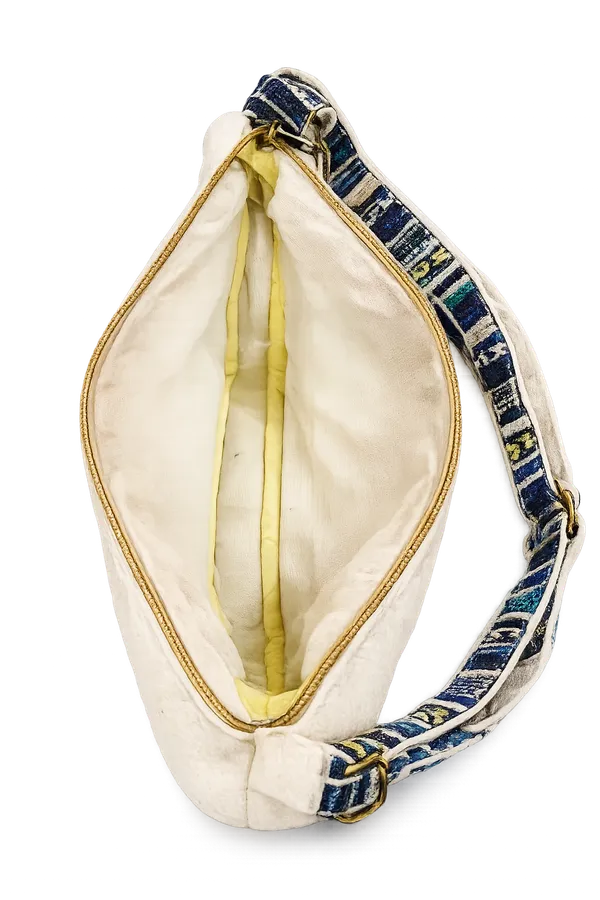Handcrafted_Hemp_&_Cotton_Half_Moon_Sling_Bag_|_Boho_Crossbody_Shoulder_Bag_with_Adjustable_Strap_|_Cream_&_Blue_Multicolor